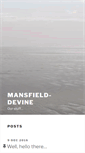 Mobile Screenshot of mansfield-devine.com